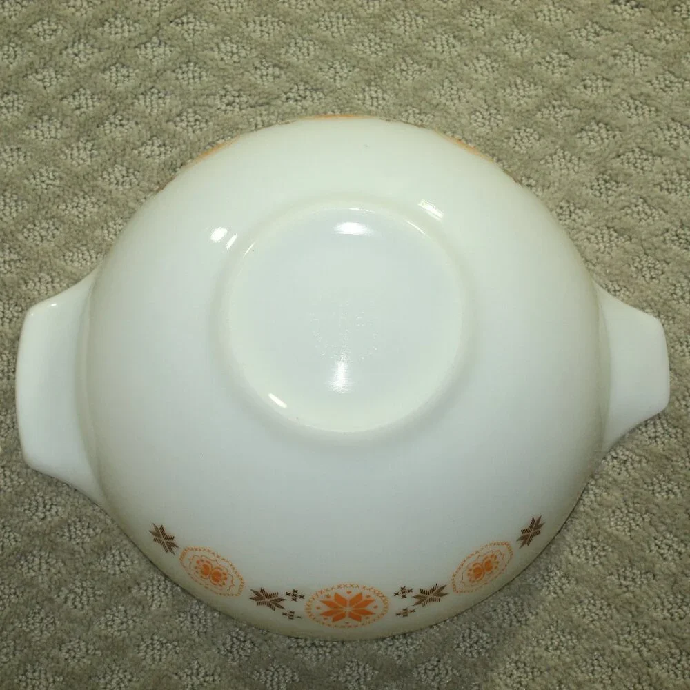 Set of 3 Vtg 1960's Pyrex Town & Country Cinderella Mixing Bowls 444, 443, 442